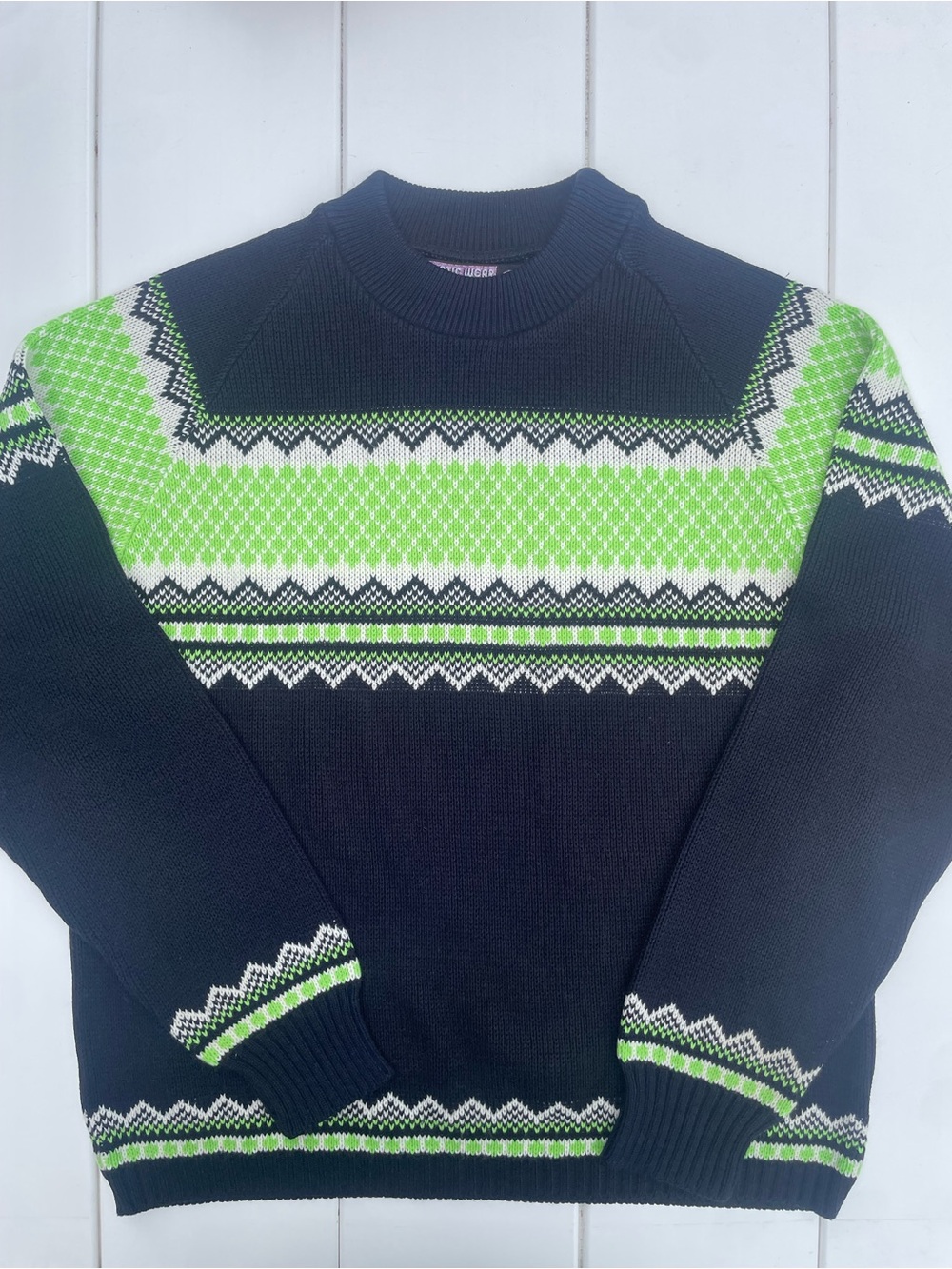 Vintage Arctic Cat Snowmobile Sweater, Size M